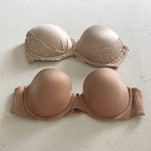 🏠 Victoria’s Secret strapless bras